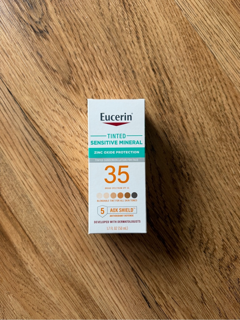 Eucerin Tinted Sensitive Mineral SPF 35 - Tinted (Medium) 1.7 FL OZ